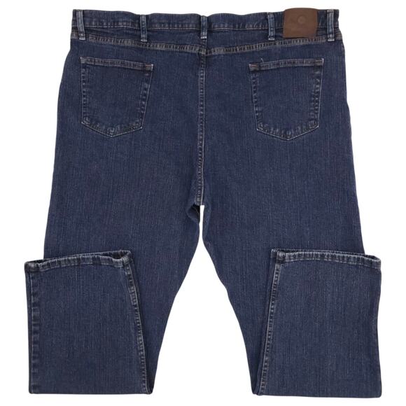 Wrangler Jeans Mens 46x30 Blue Relaxed Fit Straight Leg Denim Medium Wash - Picture 8 of 12